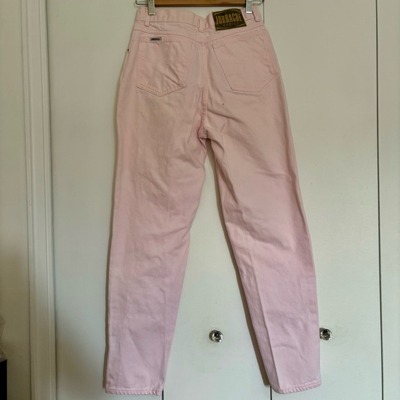 Vintage Baby Pink High Waisted Jordache Denim Jeans Size 9/10 - Picture 7 of 11